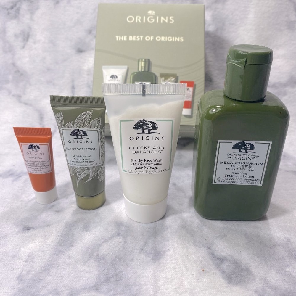 Origins The Best of Origins Skincare Set-Lotion,Wash,Cream,Serum-4pc-BOXED-NEW - Picture 3 of 16